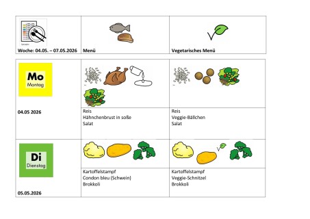 Speiseplan 04.05.-08.05.26