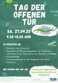Flyer Tag der offenen Tür