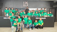 Gruppenfoto mit Tim Kleindienst